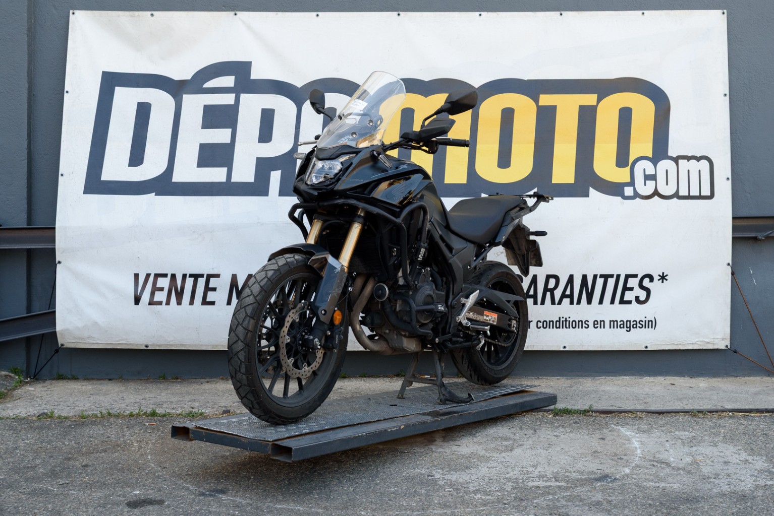 moto accidentée HONDACB500X