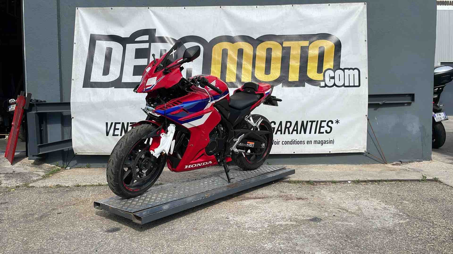 moto accidentée HONDACBR 500