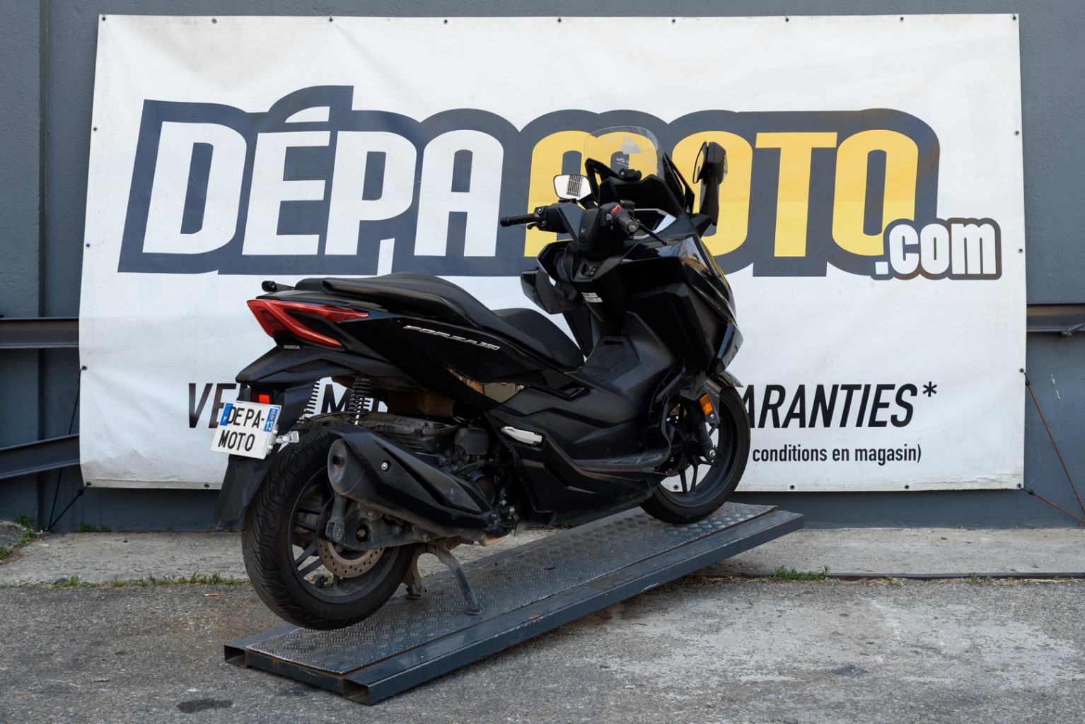 moto accidentée HONDAFORZA 350