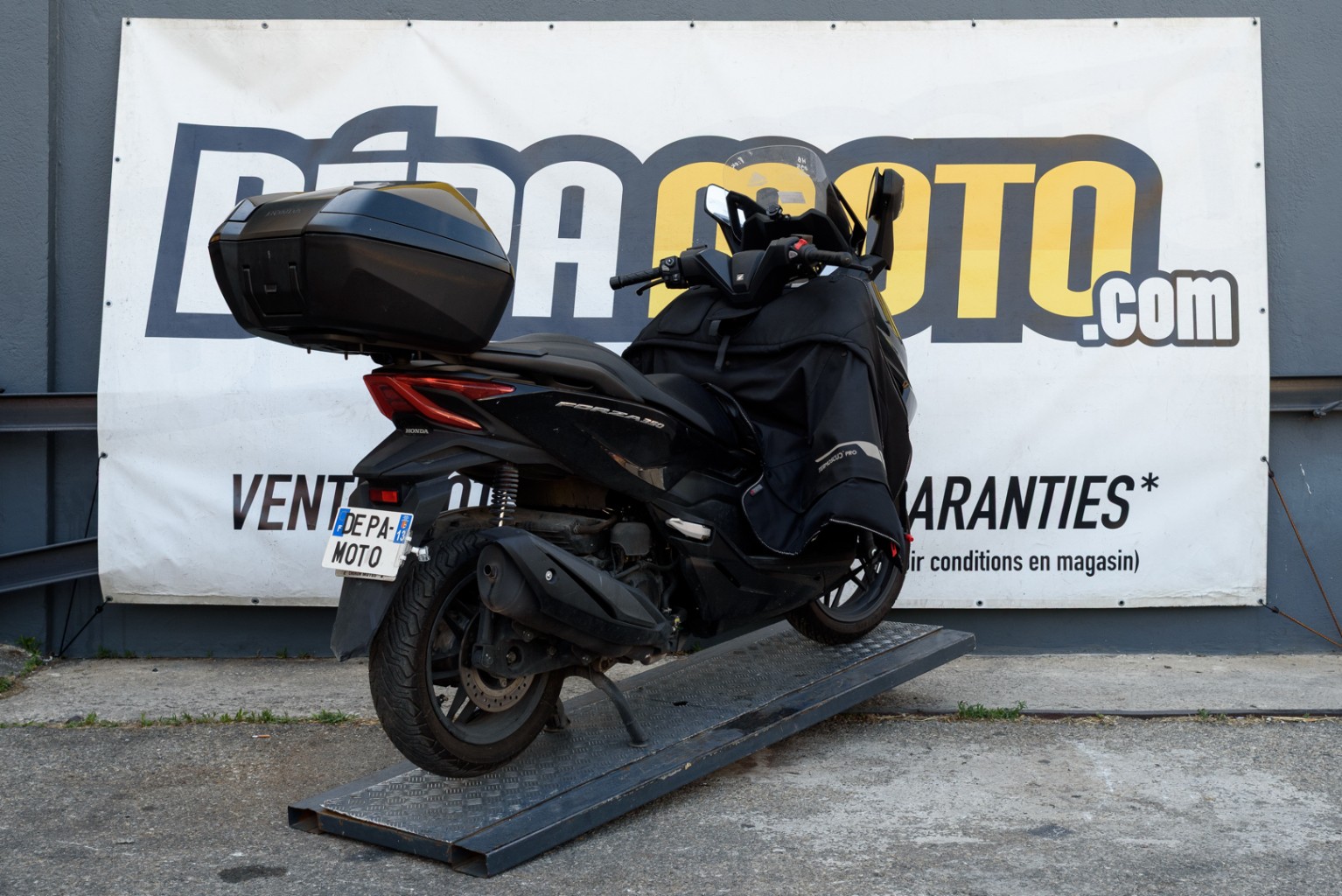 moto accidentée HONDAFORZA 350