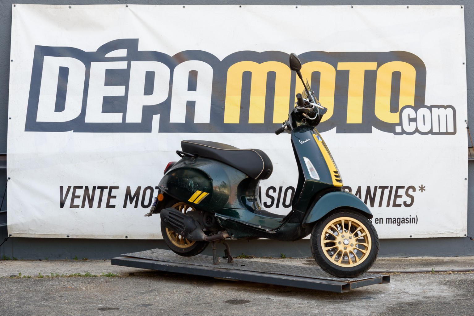 moto accidentée PIAGGIO  SPRINT 50