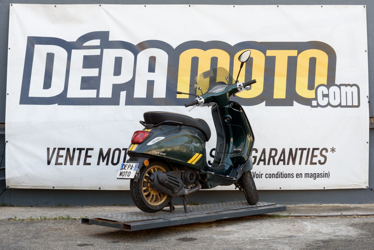 moto accidentée PIAGGIO SPRINT 50