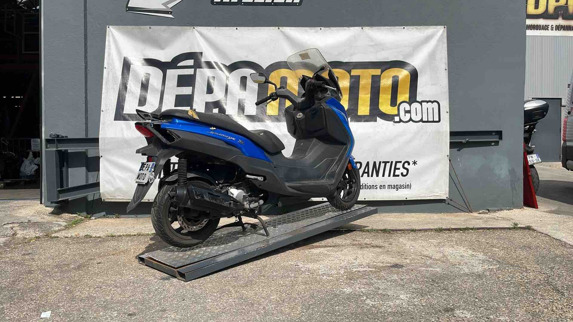 moto accidentée SYM JOYMAX 125