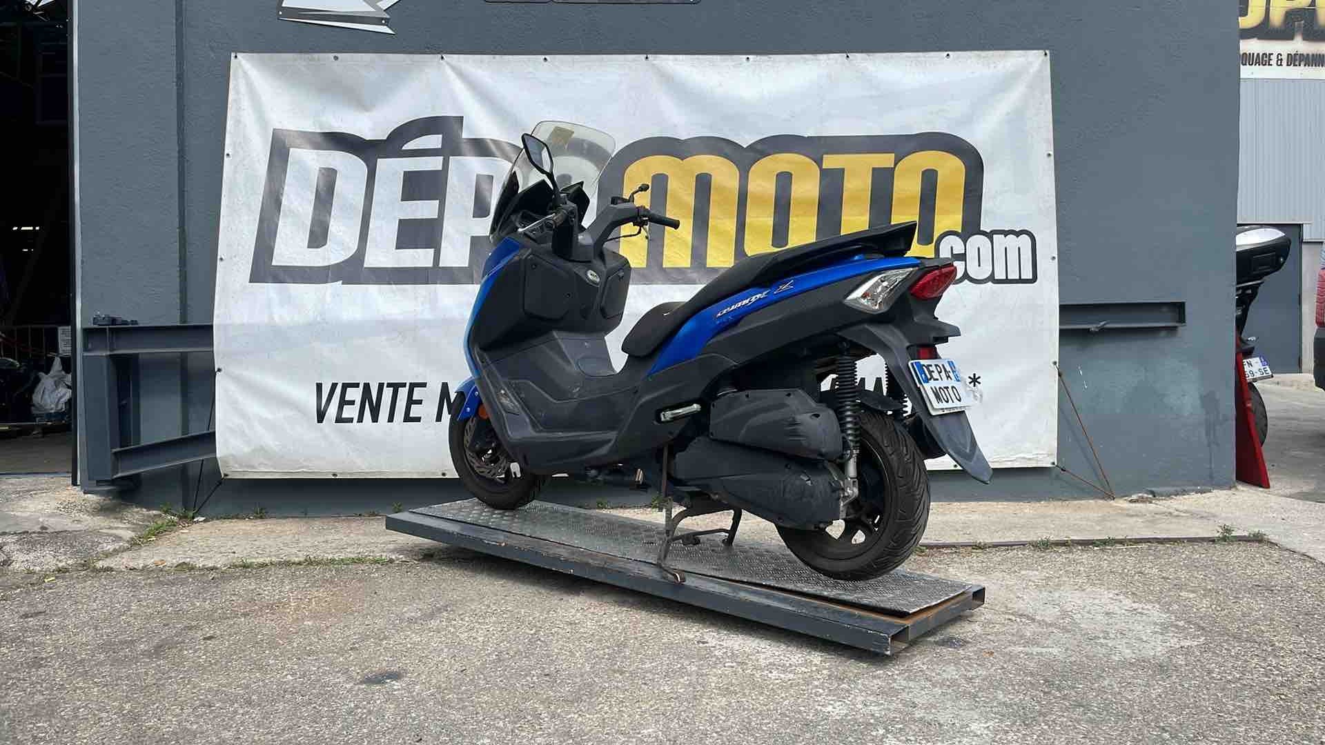 moto accidentée SYM JOYMAX 125