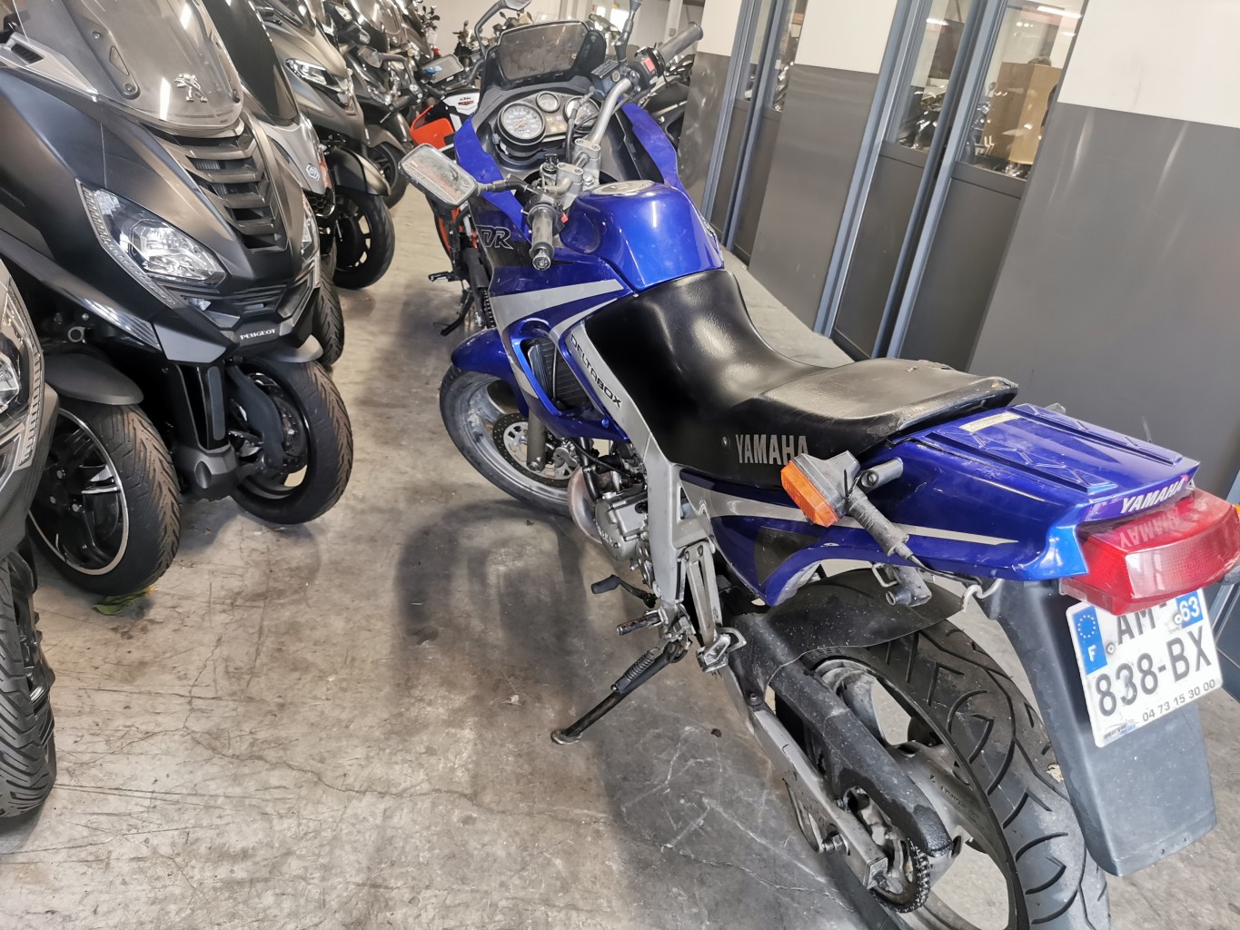 moto accidentée YAMAHATDR 125