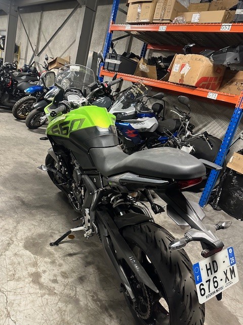 moto accidentée TRIUMPHTIGER SPORT