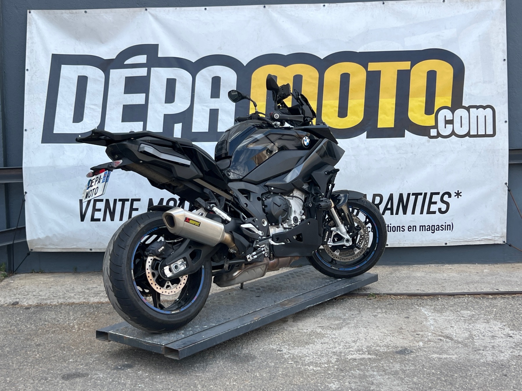 moto accidentée BMWS 1000 XR