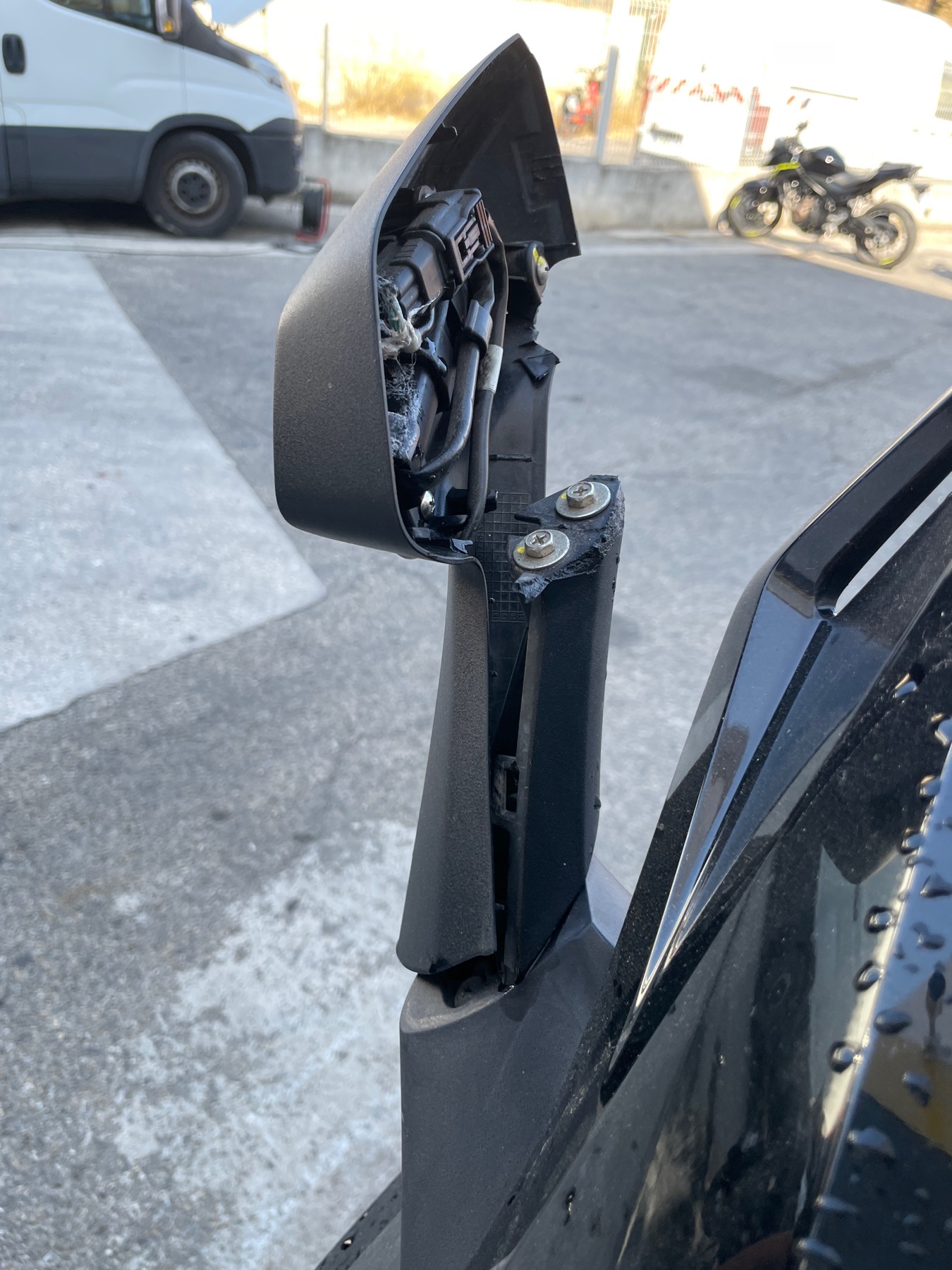moto accidentée HONDA FORZA 125