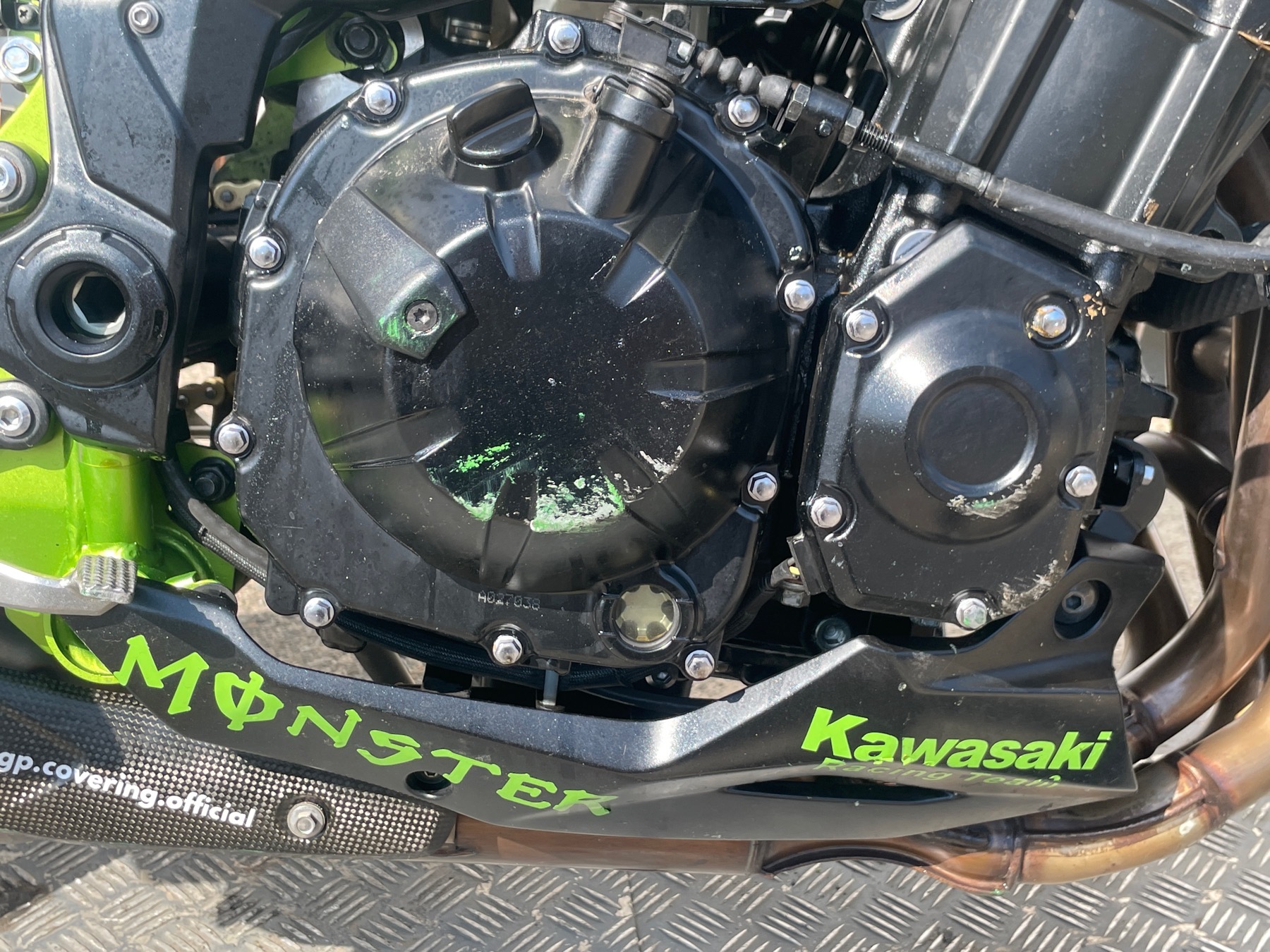moto accidentée KAWASAKIZ900