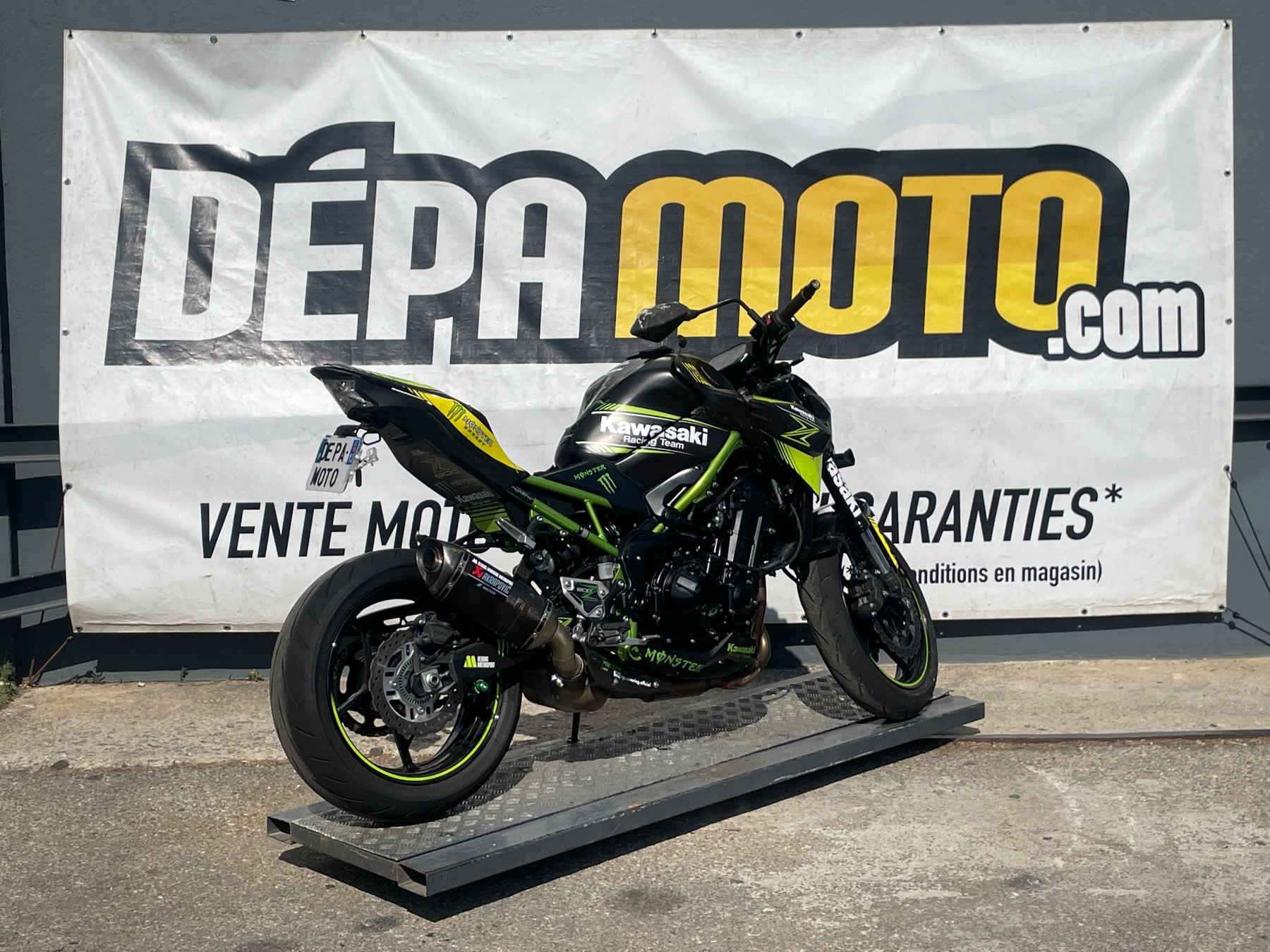 moto accidentée KAWASAKIZ900
