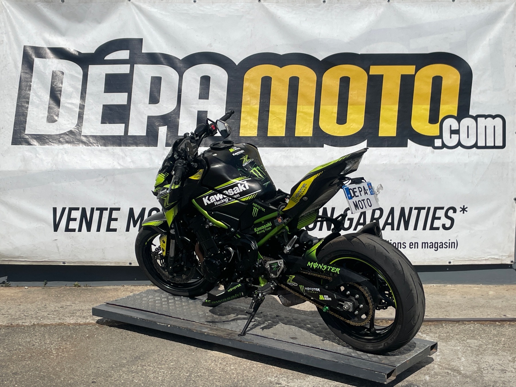 moto accidentée KAWASAKIZ900