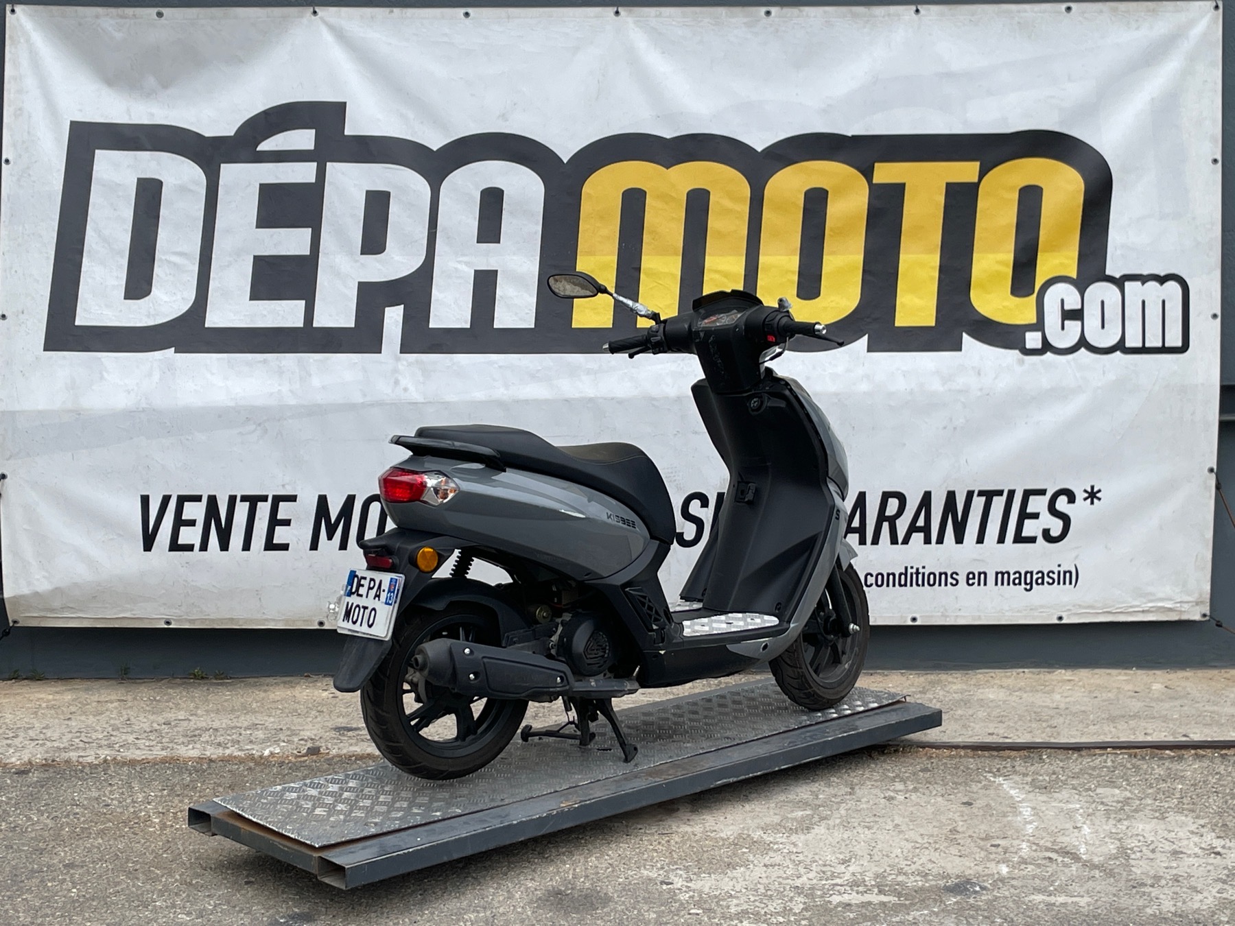 moto accidentée PEUGEOT KISBEE 50