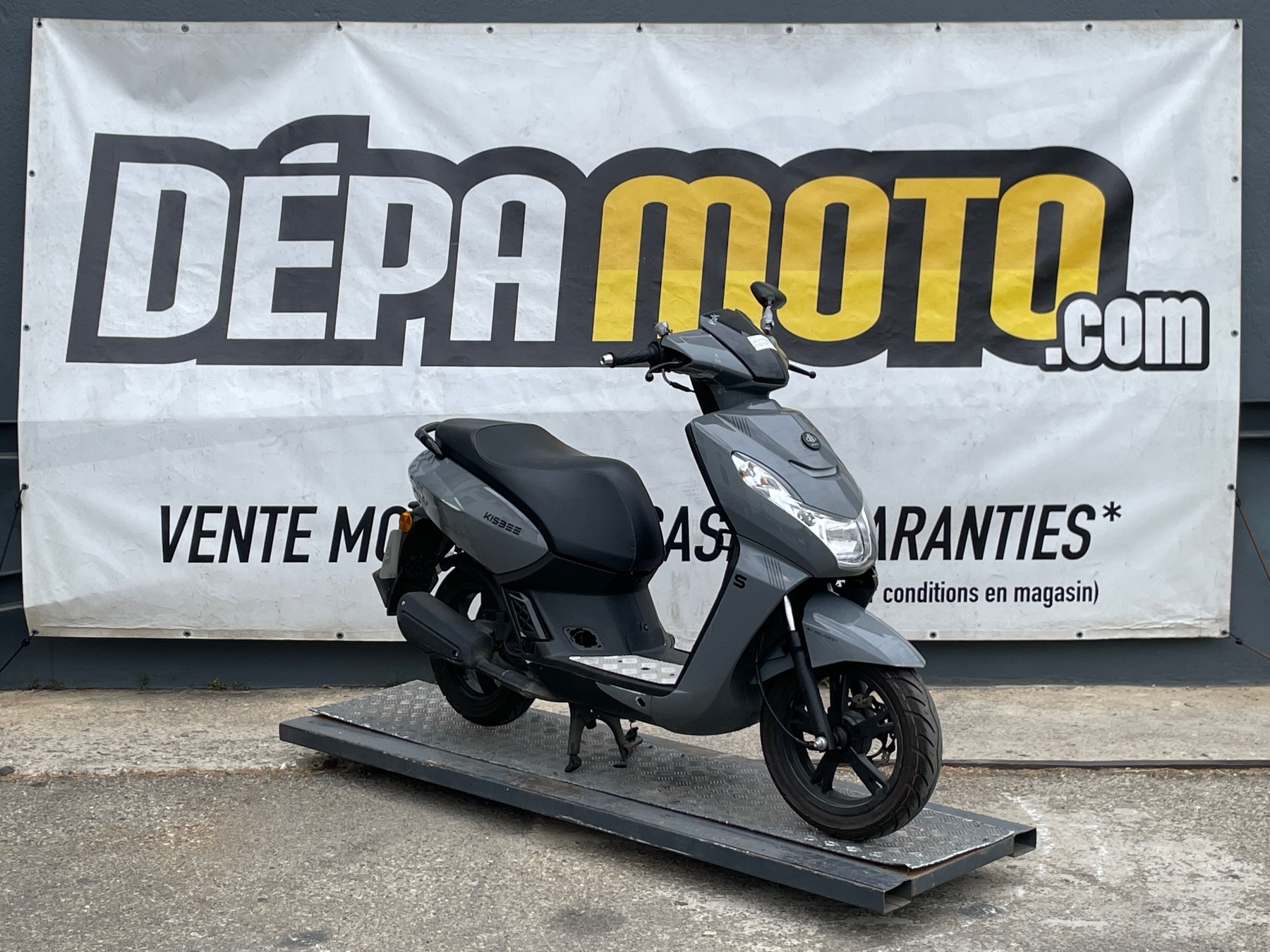 moto accidentée PEUGEOT KISBEE 50