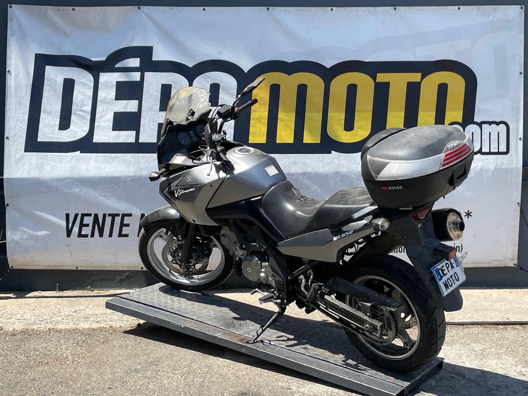 moto accidentée SUZUKIVSTROM 650