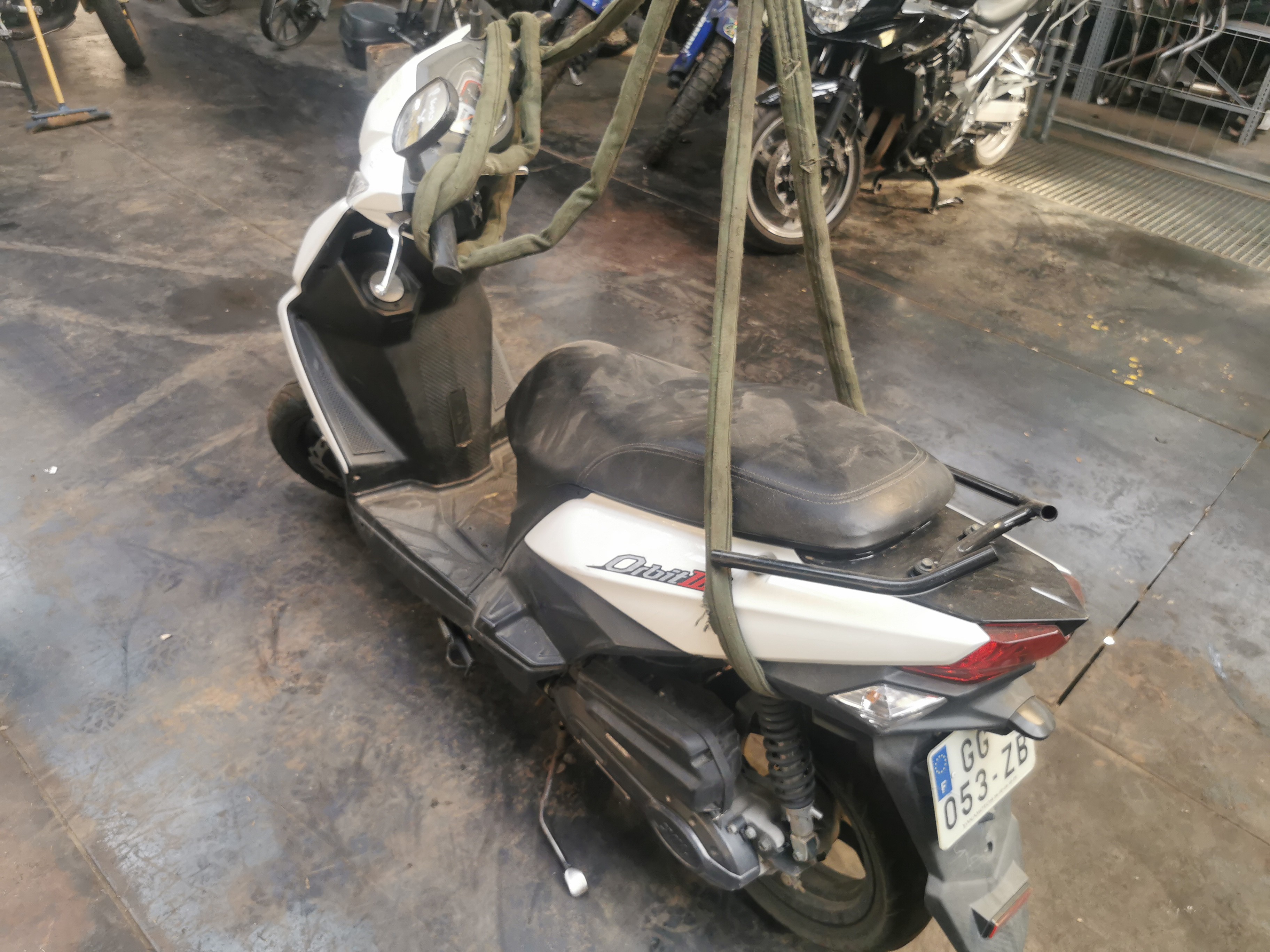 moto accidentée SYM  ORBIT II 3