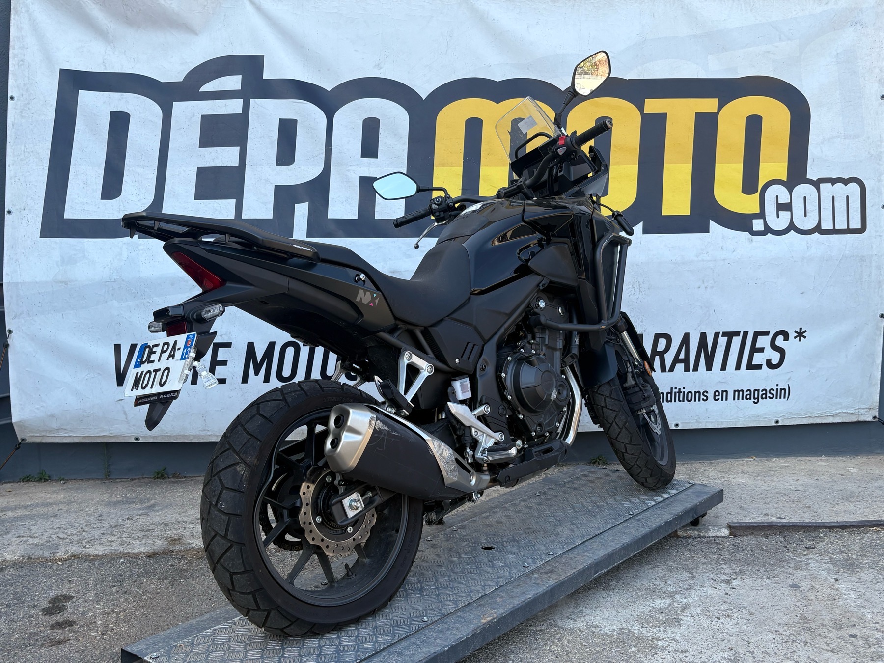 moto accidentée HONDACB500XA