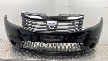 Pare-choc Avant Dacia Sandero 1 - Gris Clair - Réf 6001550784 - Occasion Correct