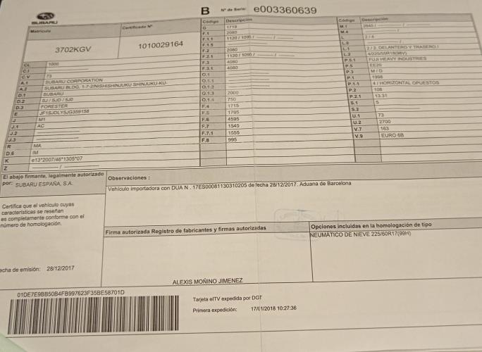 Foto del ricambio