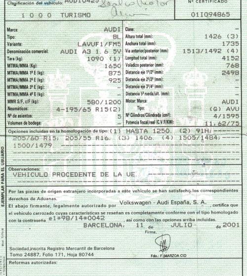 Foto del ricambio