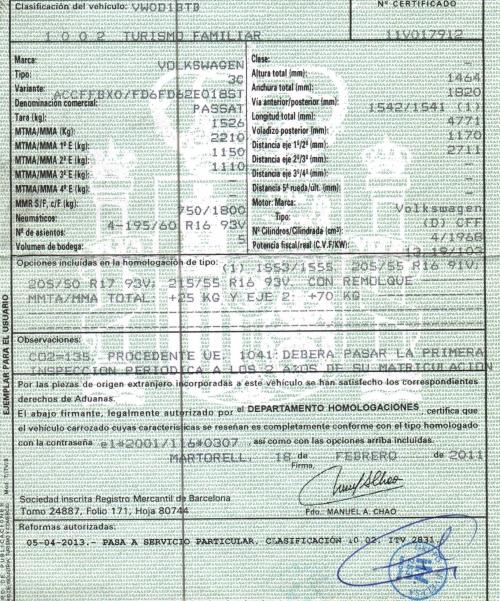 Foto del ricambio
