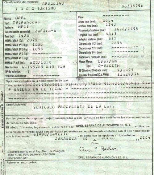 Foto del ricambio
