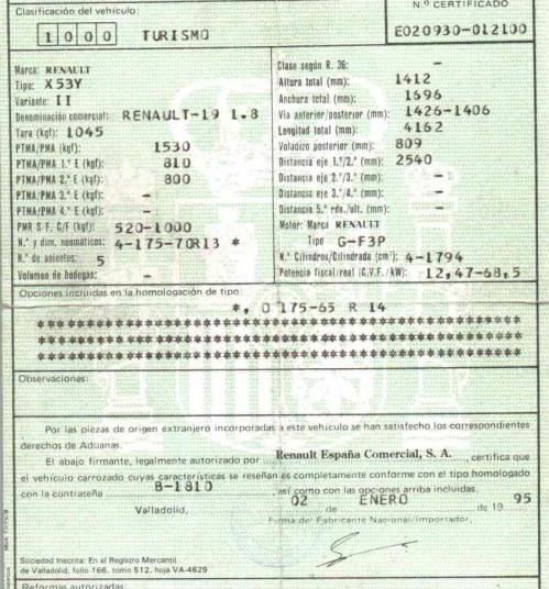 Foto del ricambio