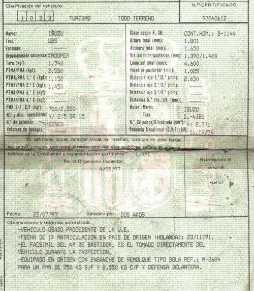 Foto del ricambio
