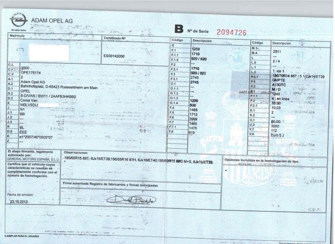 Foto del ricambio