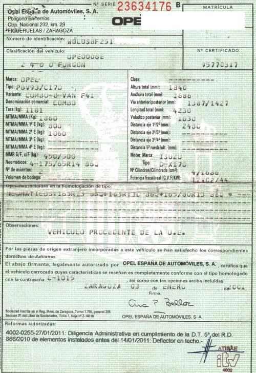 Foto del ricambio