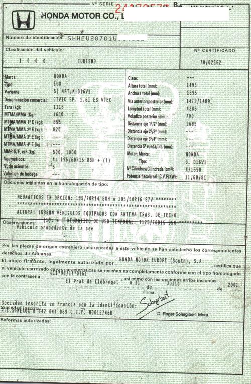 Foto del ricambio