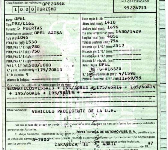 Foto del ricambio