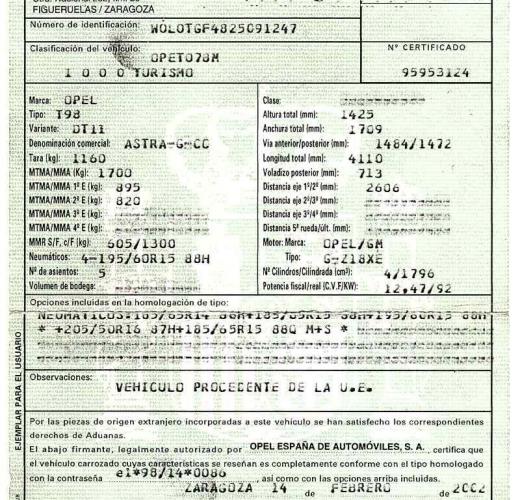 Foto del ricambio