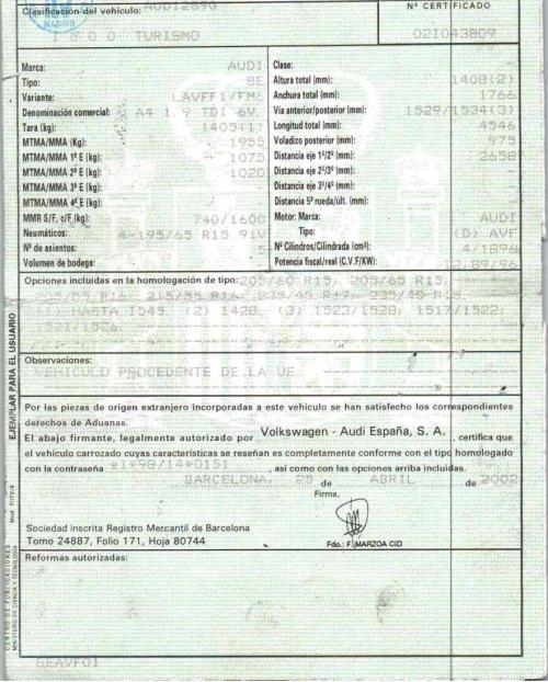 Foto del ricambio