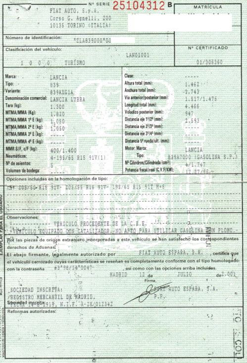 Foto del ricambio