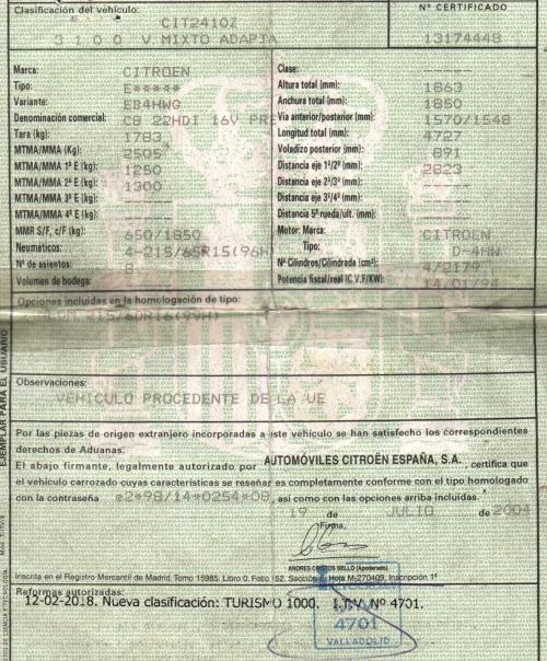 Foto del ricambio