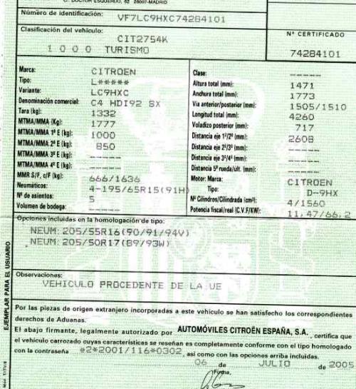 Foto del ricambio