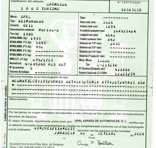 Foto del ricambio
