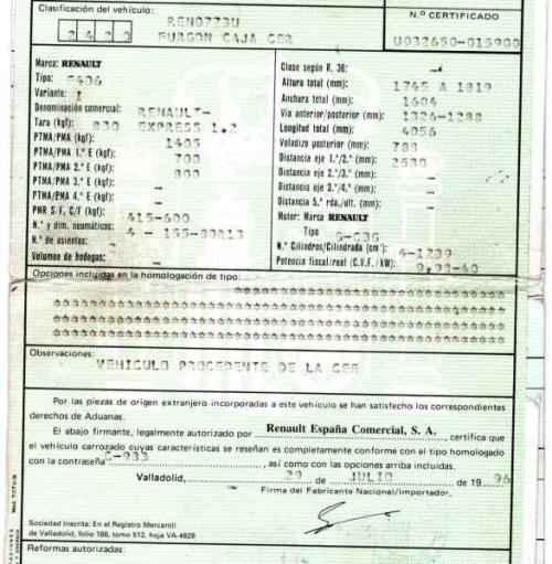Foto del ricambio