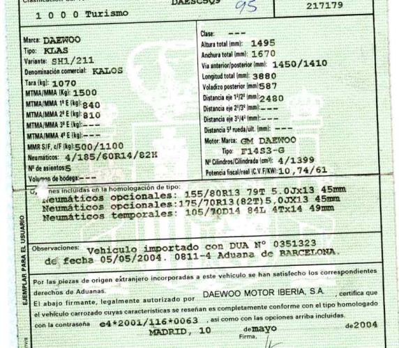 Foto del ricambio