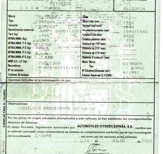 Foto del ricambio