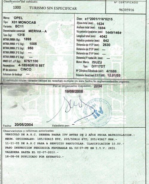 Foto del ricambio
