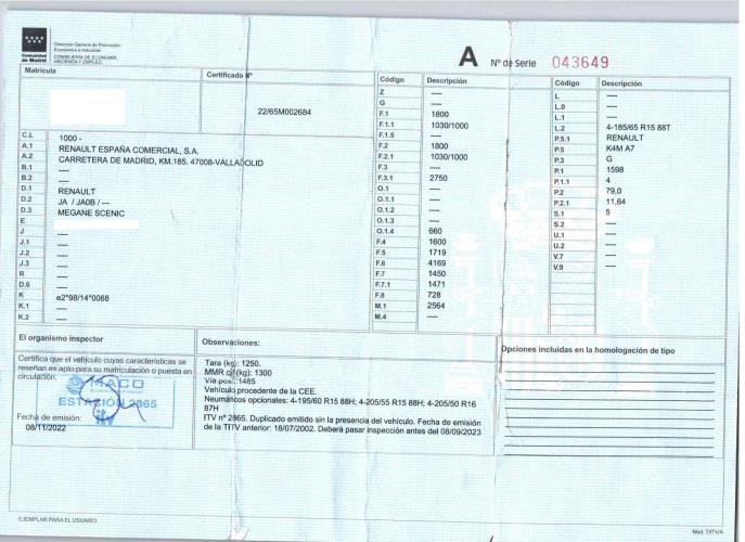 Foto del ricambio