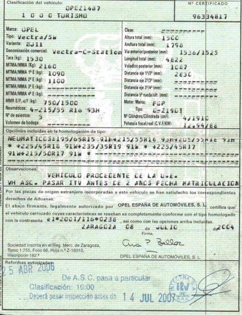 Foto del ricambio