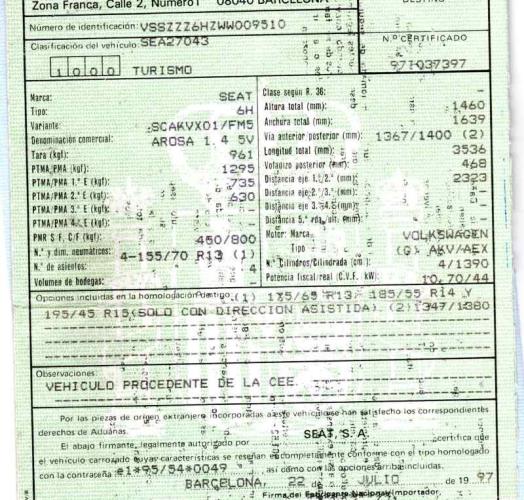 Foto del ricambio