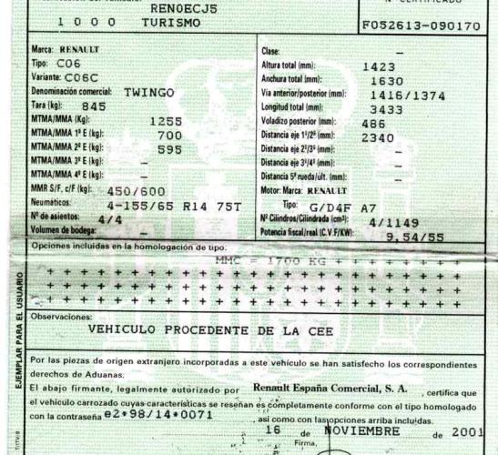 Foto del ricambio