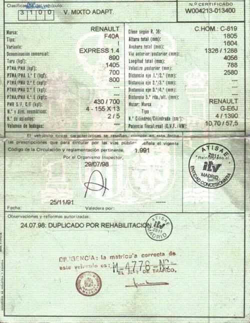 Foto del ricambio