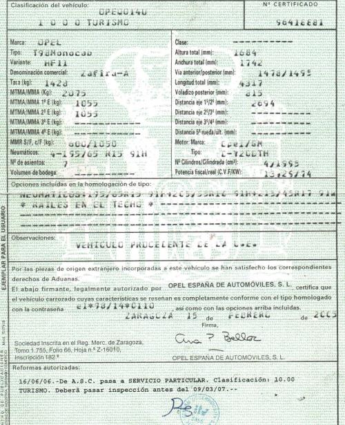 Foto del ricambio