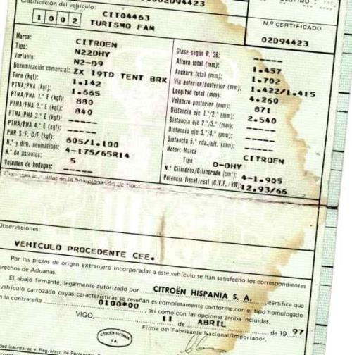 Foto del ricambio