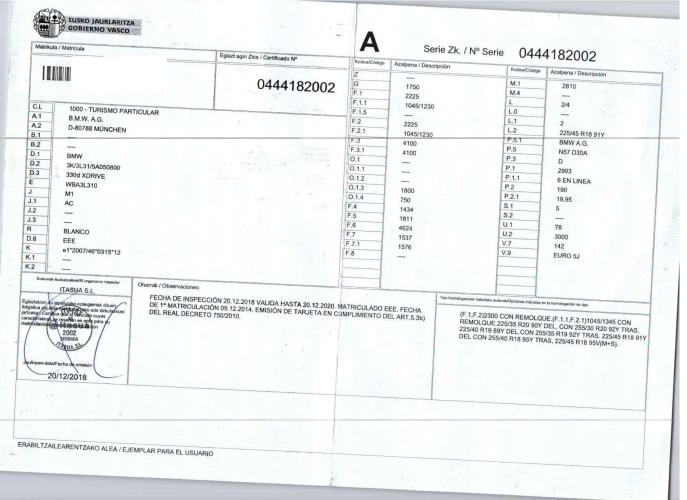 Foto del ricambio