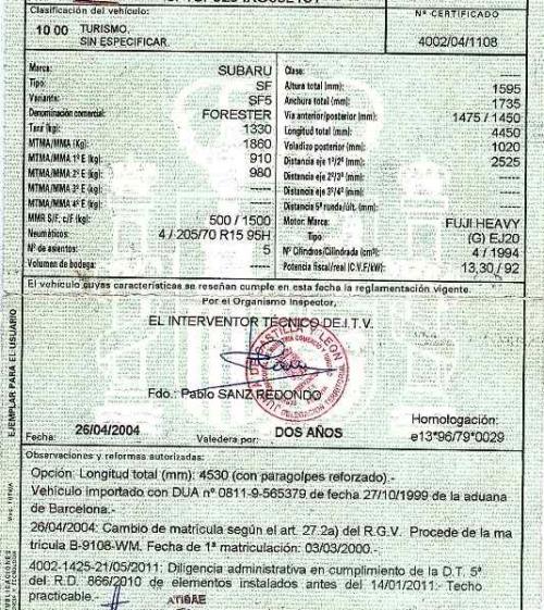 Foto del ricambio